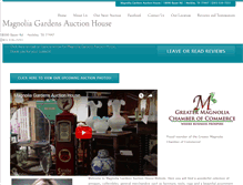 Tablet Screenshot of magnoliagardensauctionhouse.com